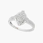 Anillo Diamantes Doble Hilera en Pave - Miniatura 1