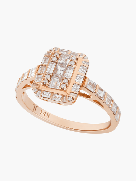 Anillo Diamantes Mosaico 1