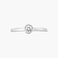 Anillo Diamante Solitario Punto Luz - Miniatura 3