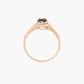 Anillo Cuarzo Ahumado Con Diamantes - Miniatura 2