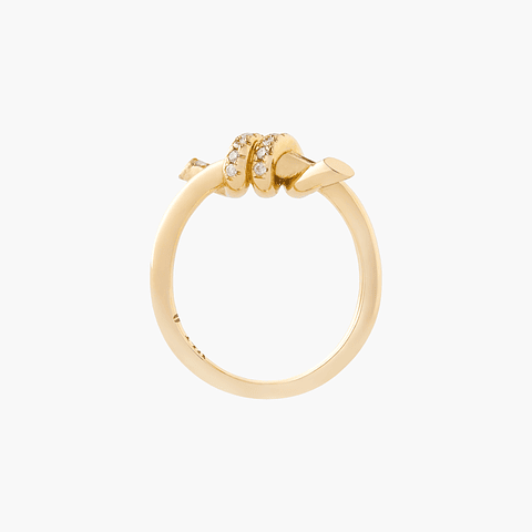 Anillo  Diamantes Nudo