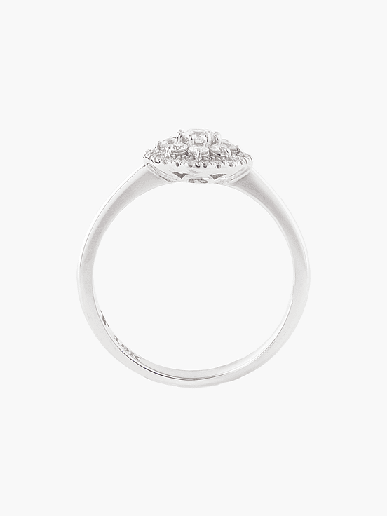 Anillo En Racimo Con Diamantes 2