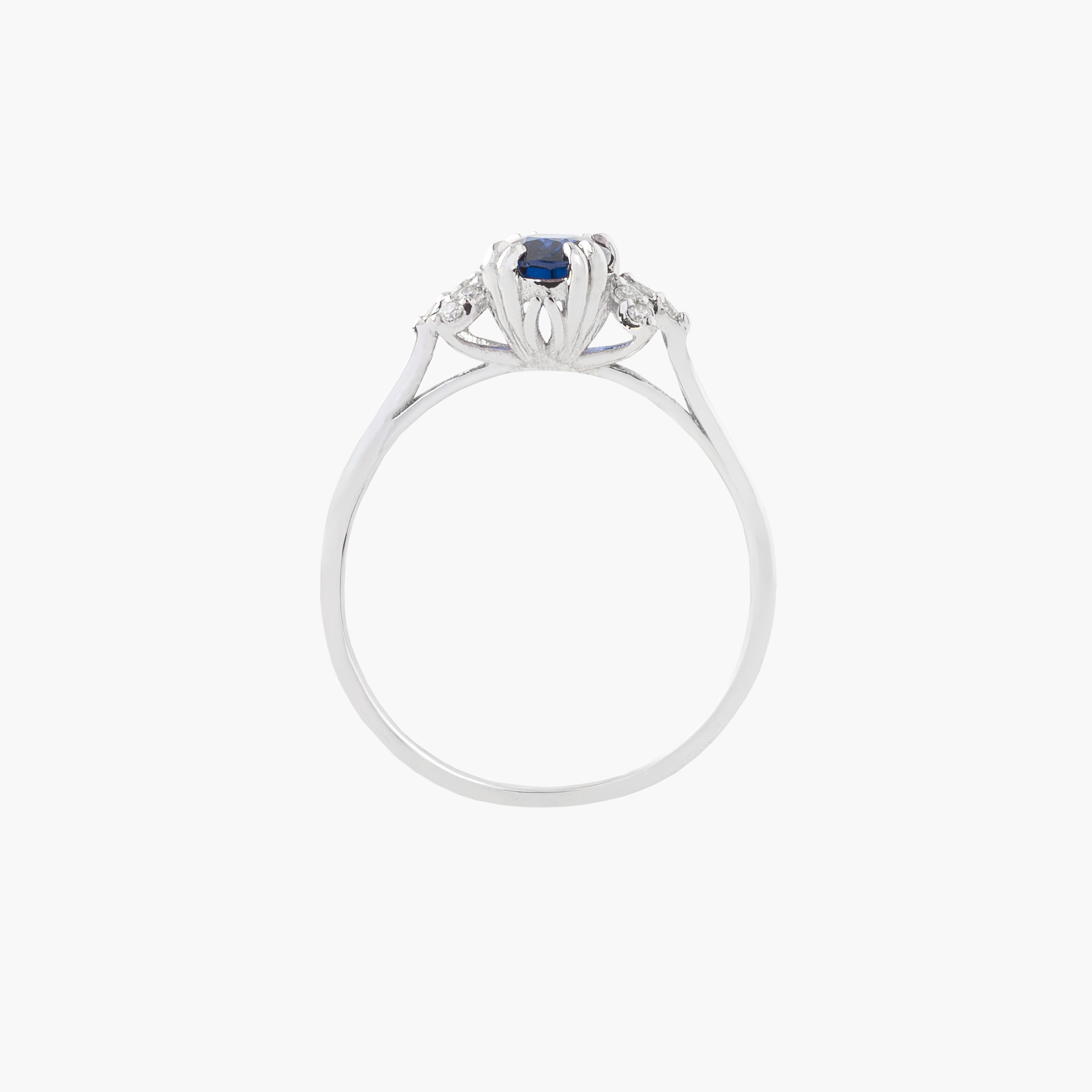 Anillo Zafiro Pettite Ovalado 2