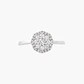 Anillo En Racimo Con Diamantes - Miniatura 3