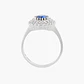 Anillo Zafiro Ovalado Diamantes - Miniatura 2