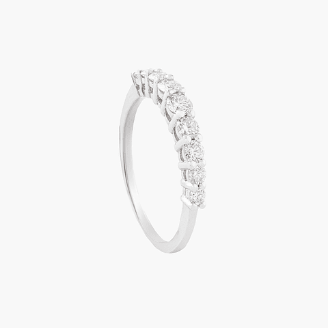 Anillo Diamante Half Eternidad