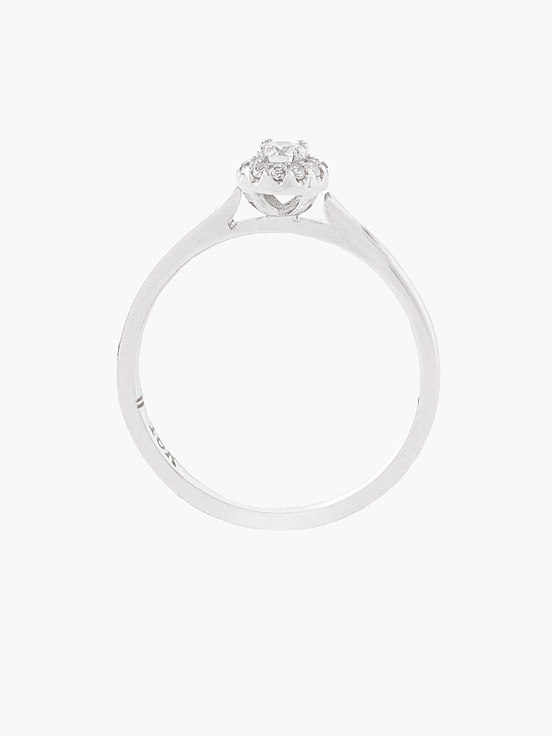 Anillo Solitario Con Brillantes 2