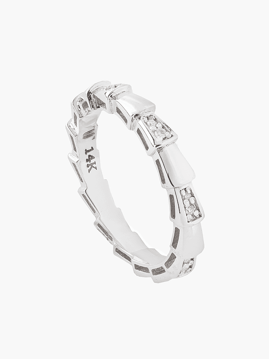 Anillo Half Diamantes  Punk Rock 1