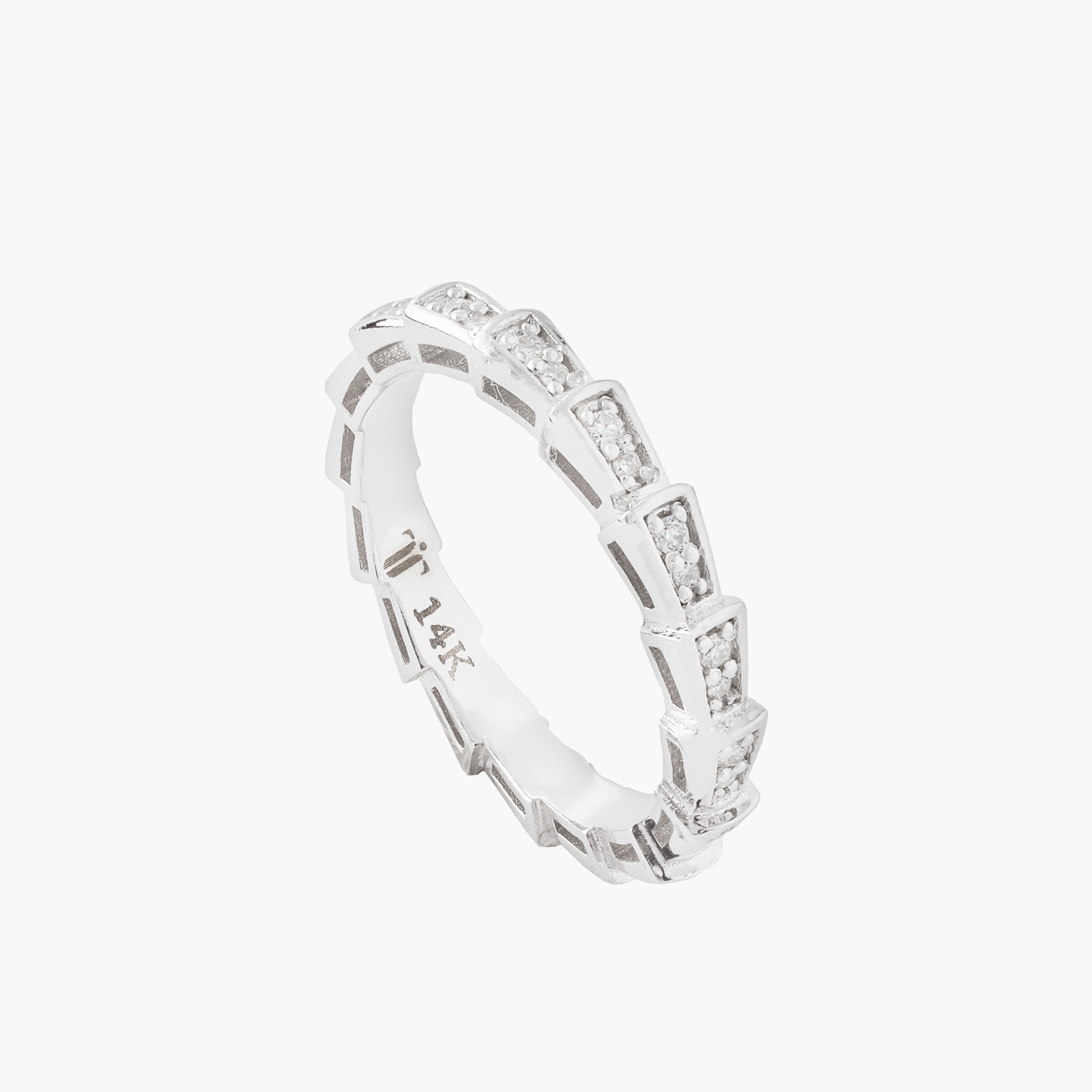 Anillo Full Diamantes  Punk Rock 1