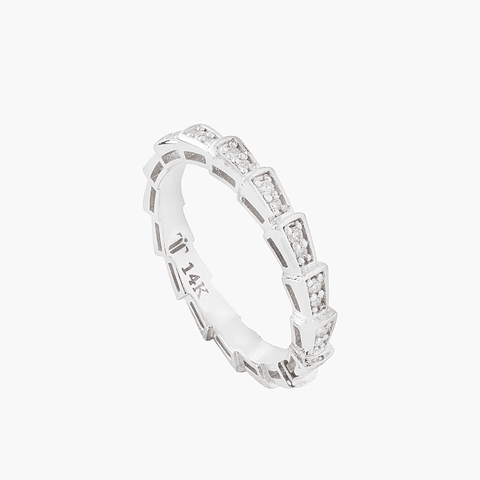 Anillo Full Diamantes  Punk Rock