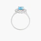 Anillo Topacio  Con  Diamantes - Miniatura 2