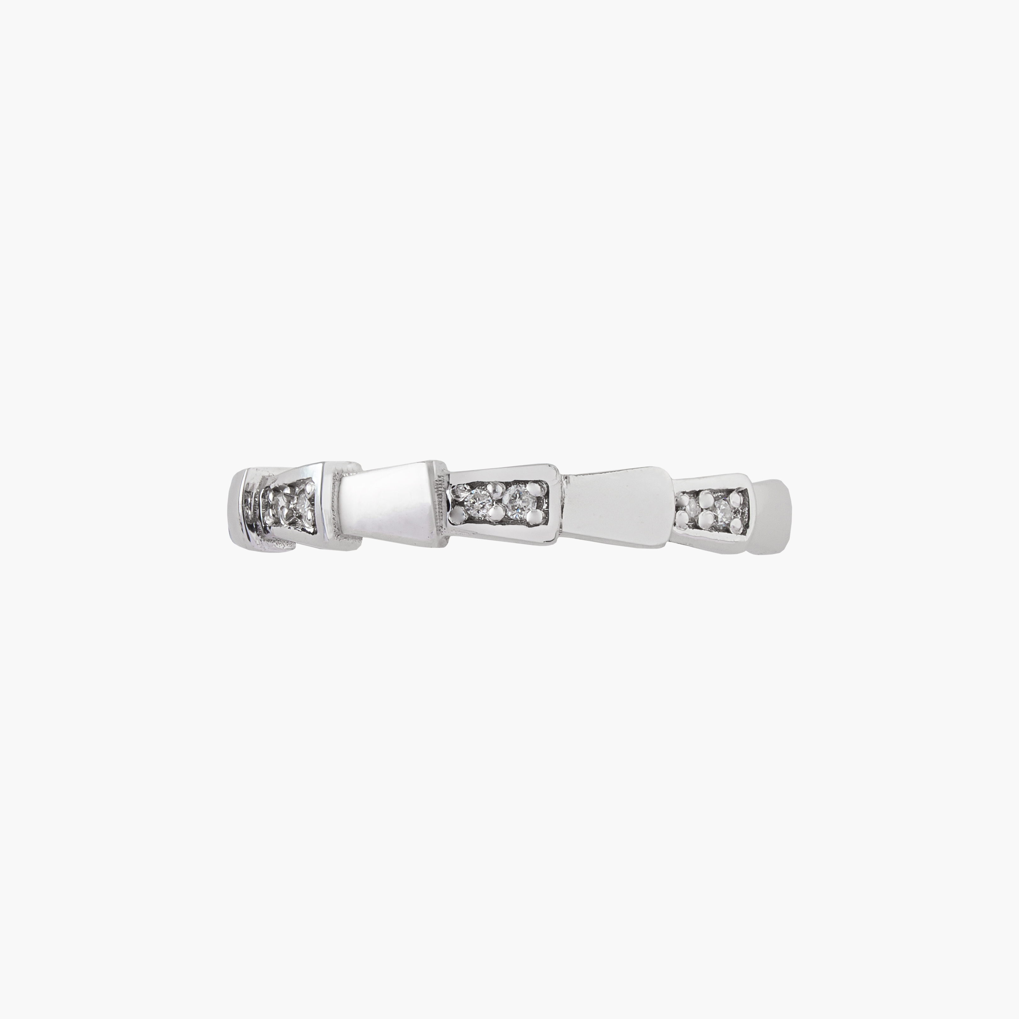 Anillo Half Diamantes  Punk Rock 3
