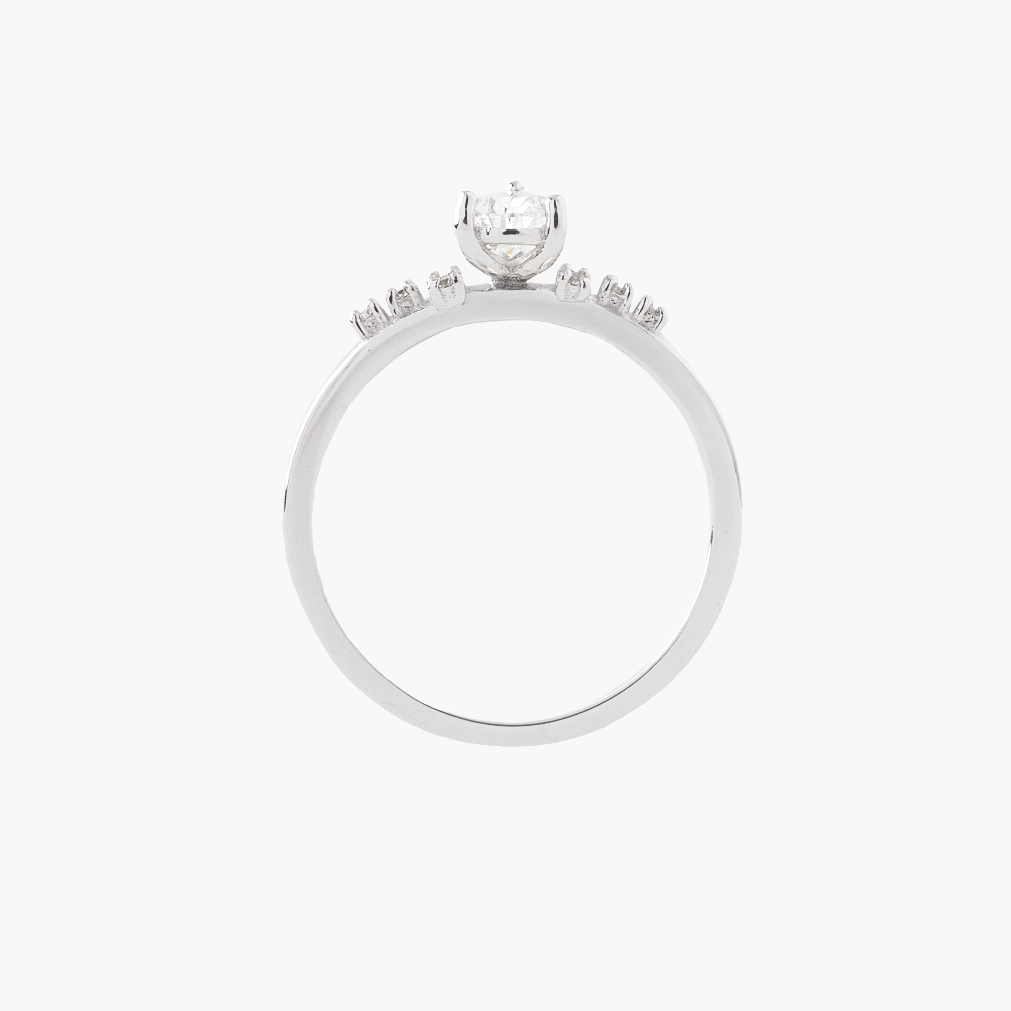 Anillo Solitario Diamante Corte Pera 2
