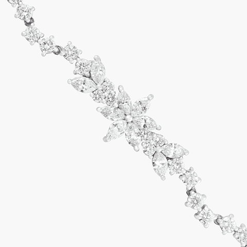 Pulsera Diamantes En Flor