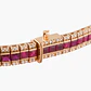 Pulsera Tenis Diamantes Y Rubíes - Miniatura 3