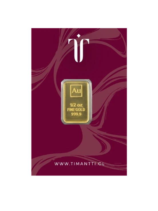 Lingote 1/2 Onza 24K $2.340.000  1