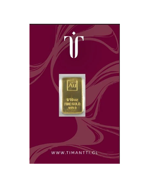Lingote 1/10 Onza 24K $465.000