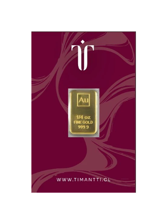 Lingote 1/4 Onza 24K $1.170.000 1