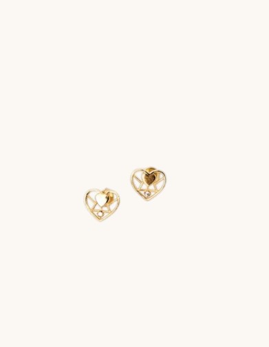 Aros Corazón Calado 1