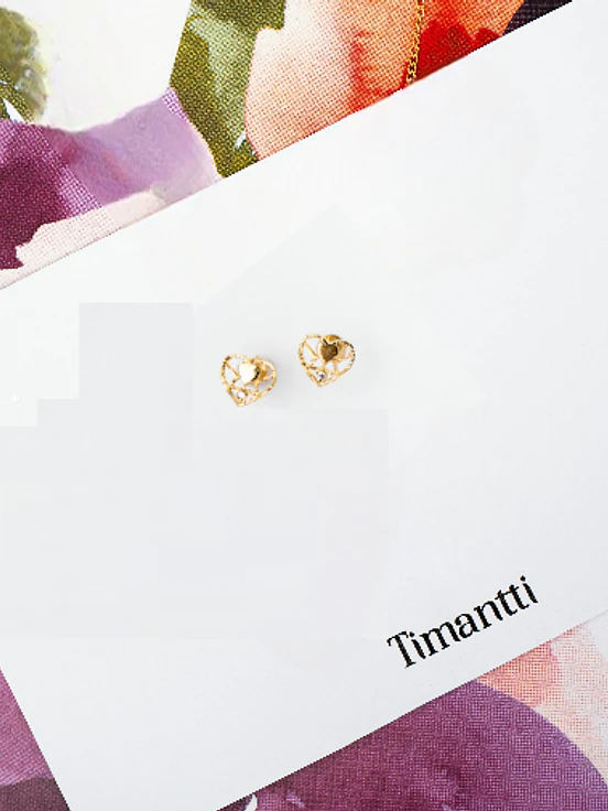 Aros Corazón Calado 2