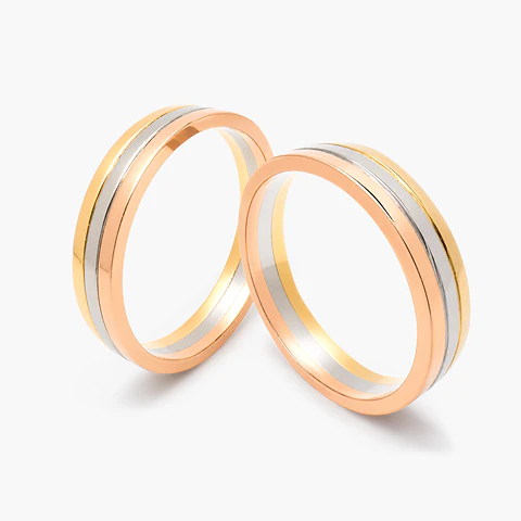 Argollas Trilogía de Oro