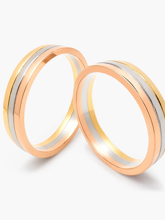 Argollas Trilogía de Oro 2