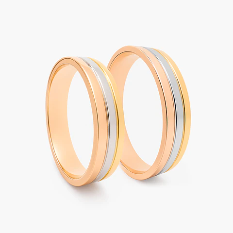 Argollas Trilogía de Oro