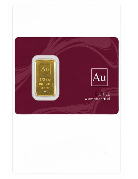 Lingote 1/2 Onza 24K $2.028.000 ($2.340.000)