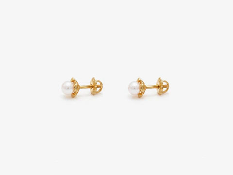 Aros Bebe Perla 3mm