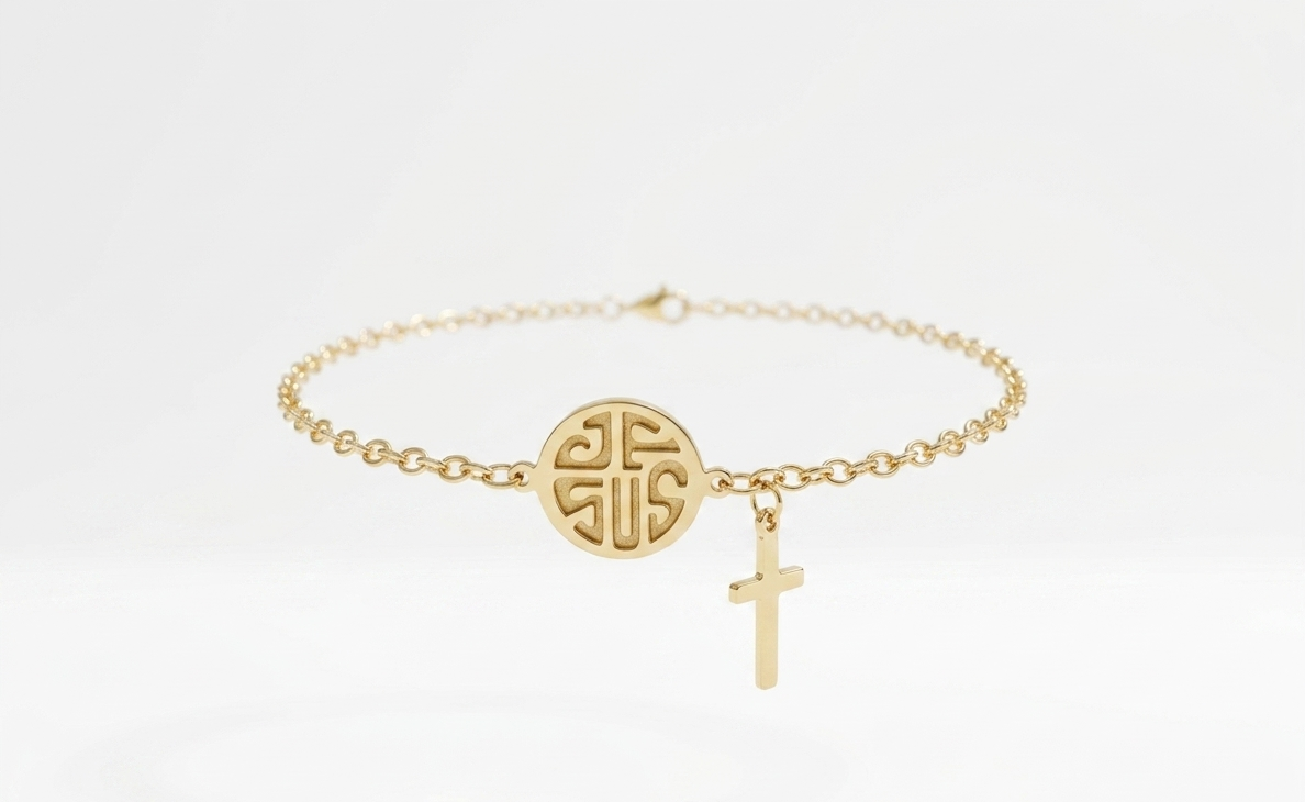 Pulsera Jesús&Cruz 1