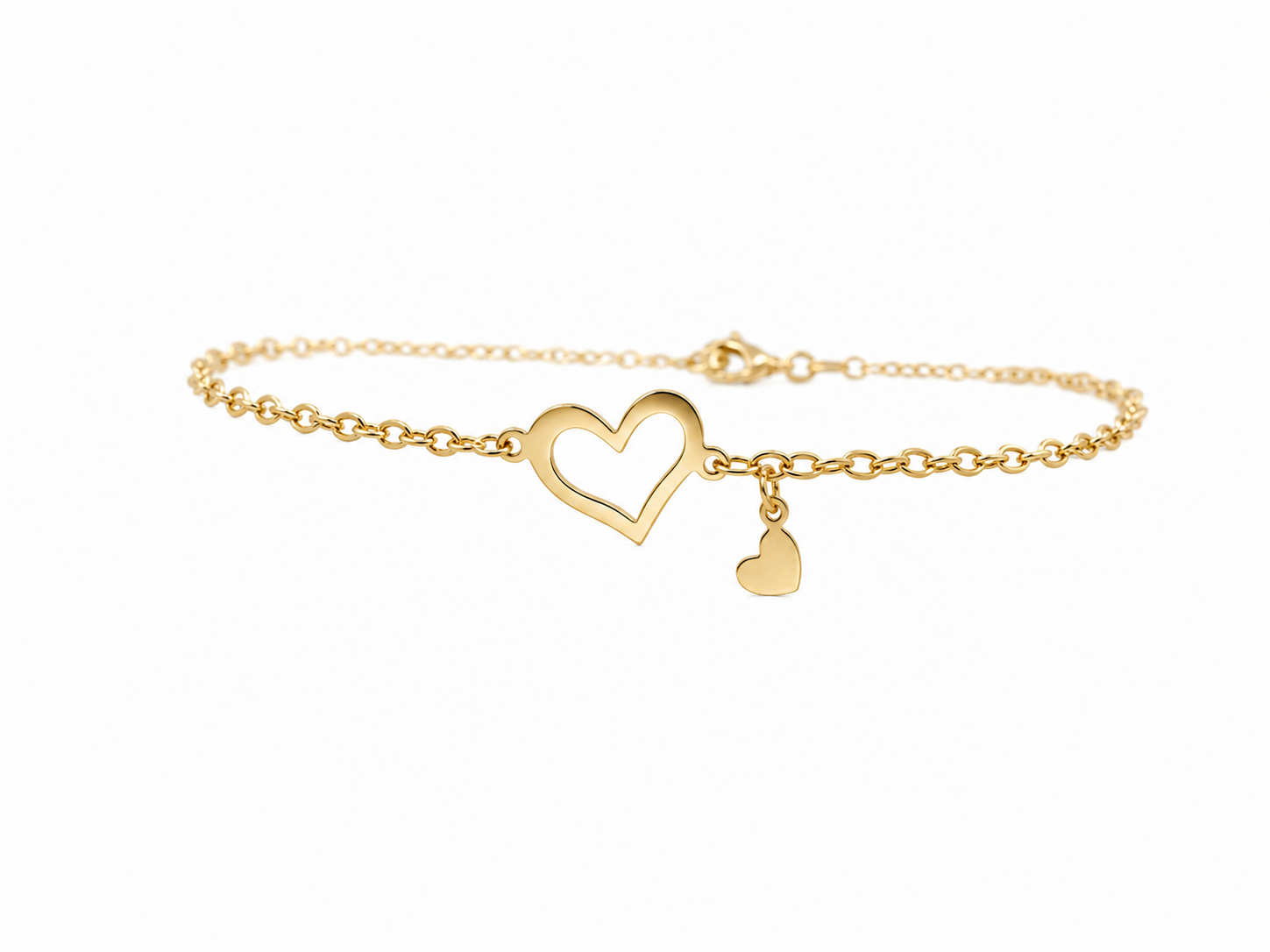 Pulsera Dos Corazones  1