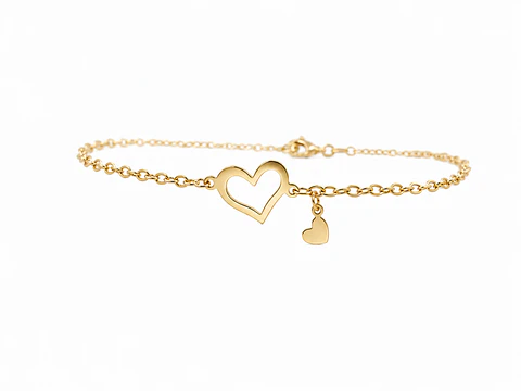 Pulsera Dos Corazones 