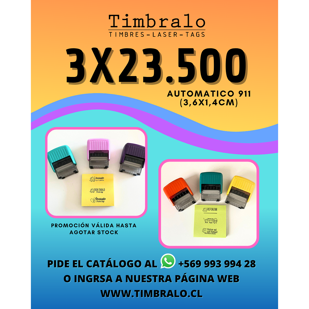 PROMO 3 Automáticos 911