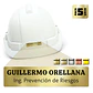 Pack 5 Placa Identificación Casco Simple XS, 6x2cm Vilti® - Miniatura 1