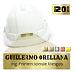Pack 20 Placa Identificación Casco Simple XS, 6x2cm Vilti® - Miniatura 1