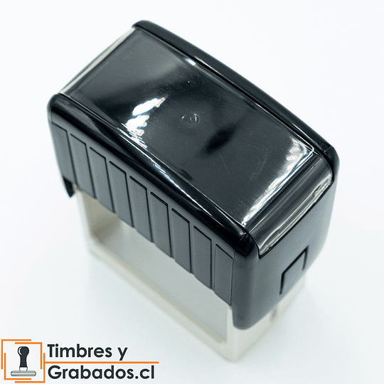 TIMBRE RECTANGULAR CON FECHERO AUTOMATIK 915D NEGRO