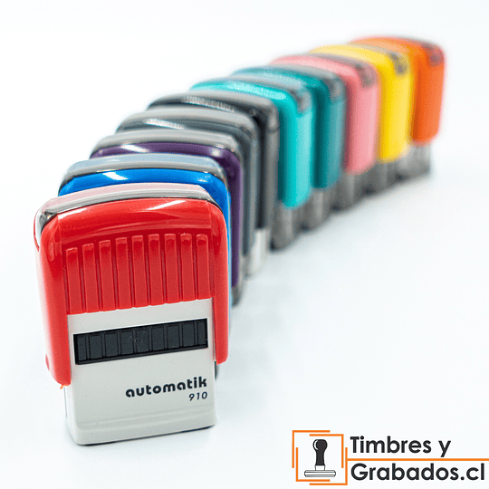 TIMBRE RECTANGULAR AUTOMATIK 910 ROJO