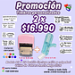 Promoción 2 timbes personalizados - modelo escritorio 911 y modelo bolsillo 412 - Miniatura 1
