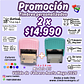 Promoción 2 timbes personalizados model 911 - Miniatura 1