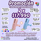 Promoción 2 timbres personalizados de bolsillo, modelo 412,  - Miniatura 1