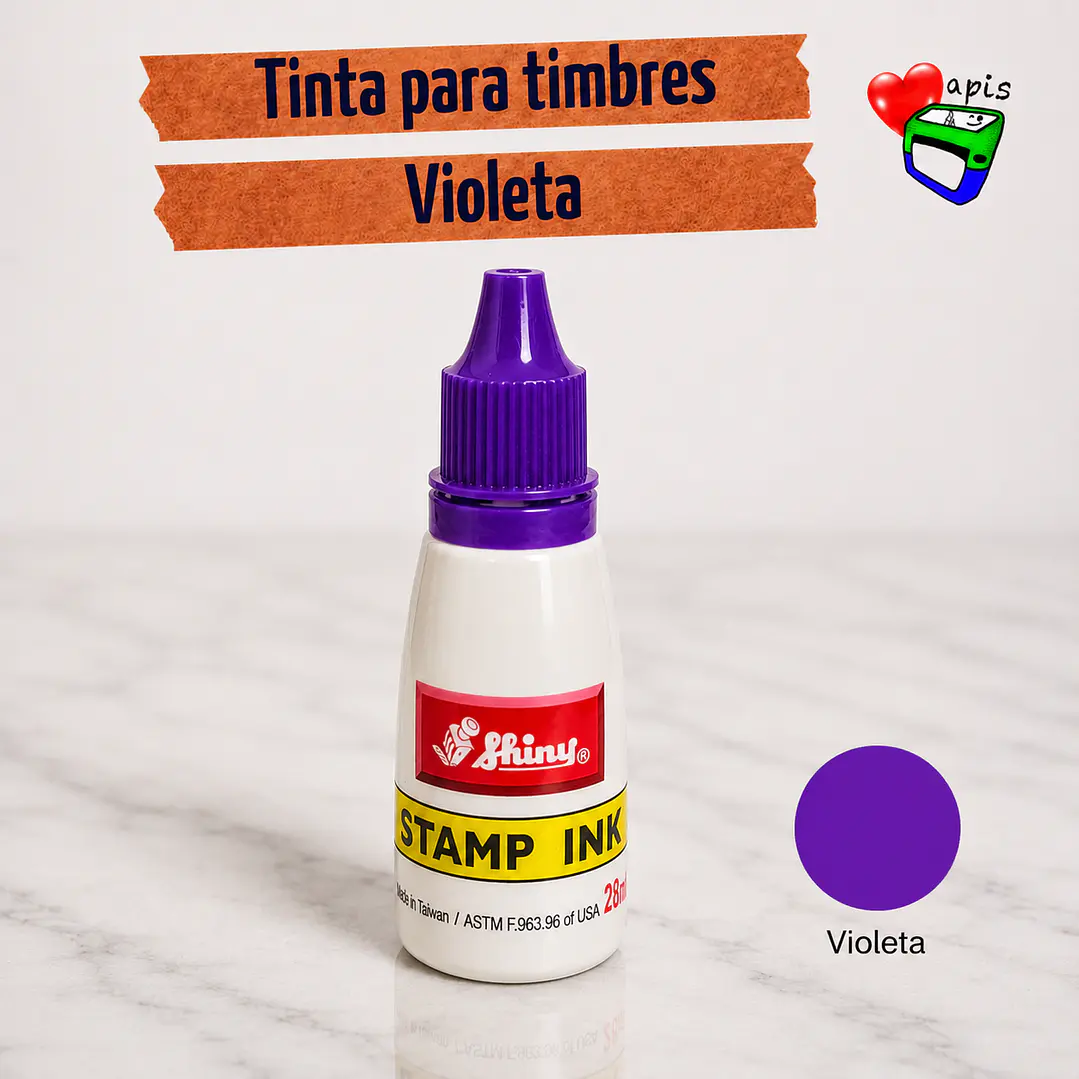 Recarga de tinta Negra 28 ml, marca Shiny 3