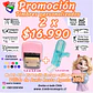 Promoción 2 timbes personalizados - modelo escritorio 911 y modelo bolsillo 412 - Miniatura 1