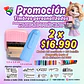 Promoción 2 timbes personalizados - modelo escritorio 911 y modelo bolsillo 412 - Miniatura 1