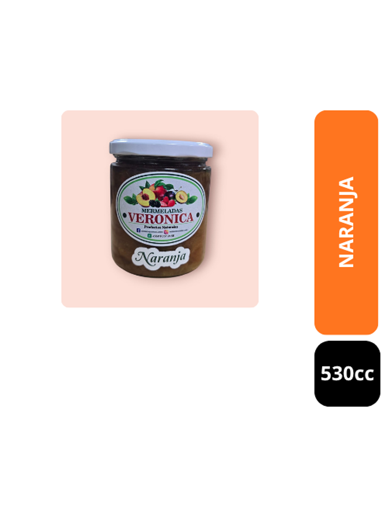 Mermelada de Naranja 530cc 1