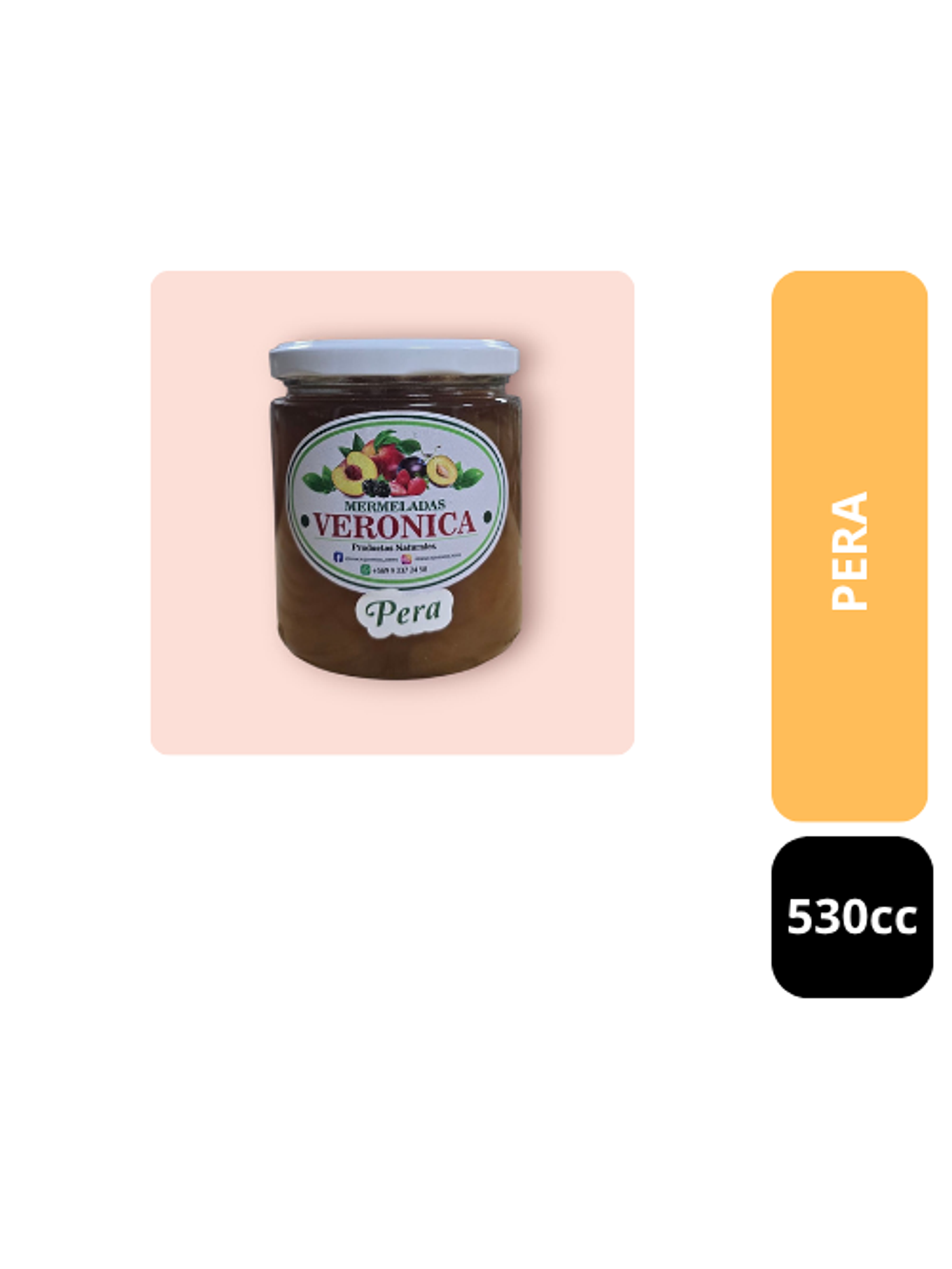 Mermelada de Pera 530cc 1