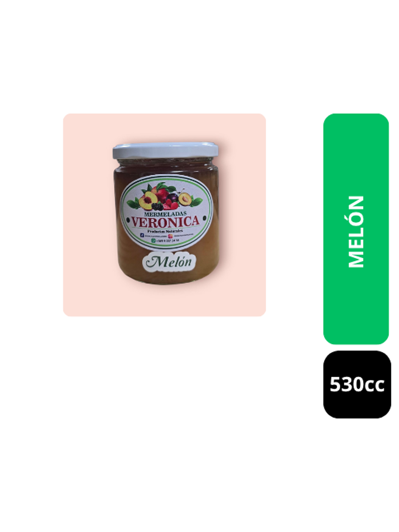 Mermelada de Melón  530cc 1