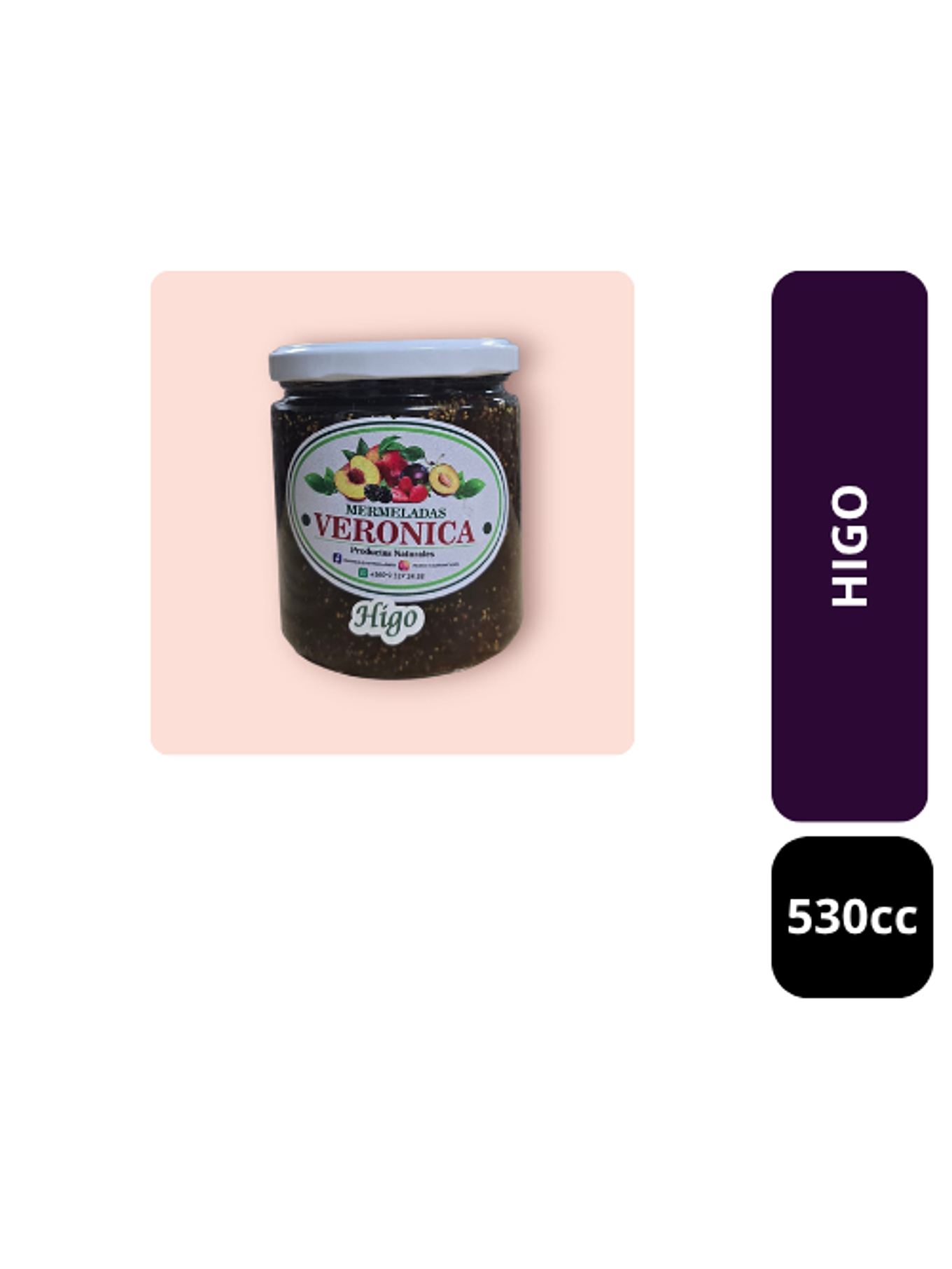 Mermelada de Higo  530cc 1