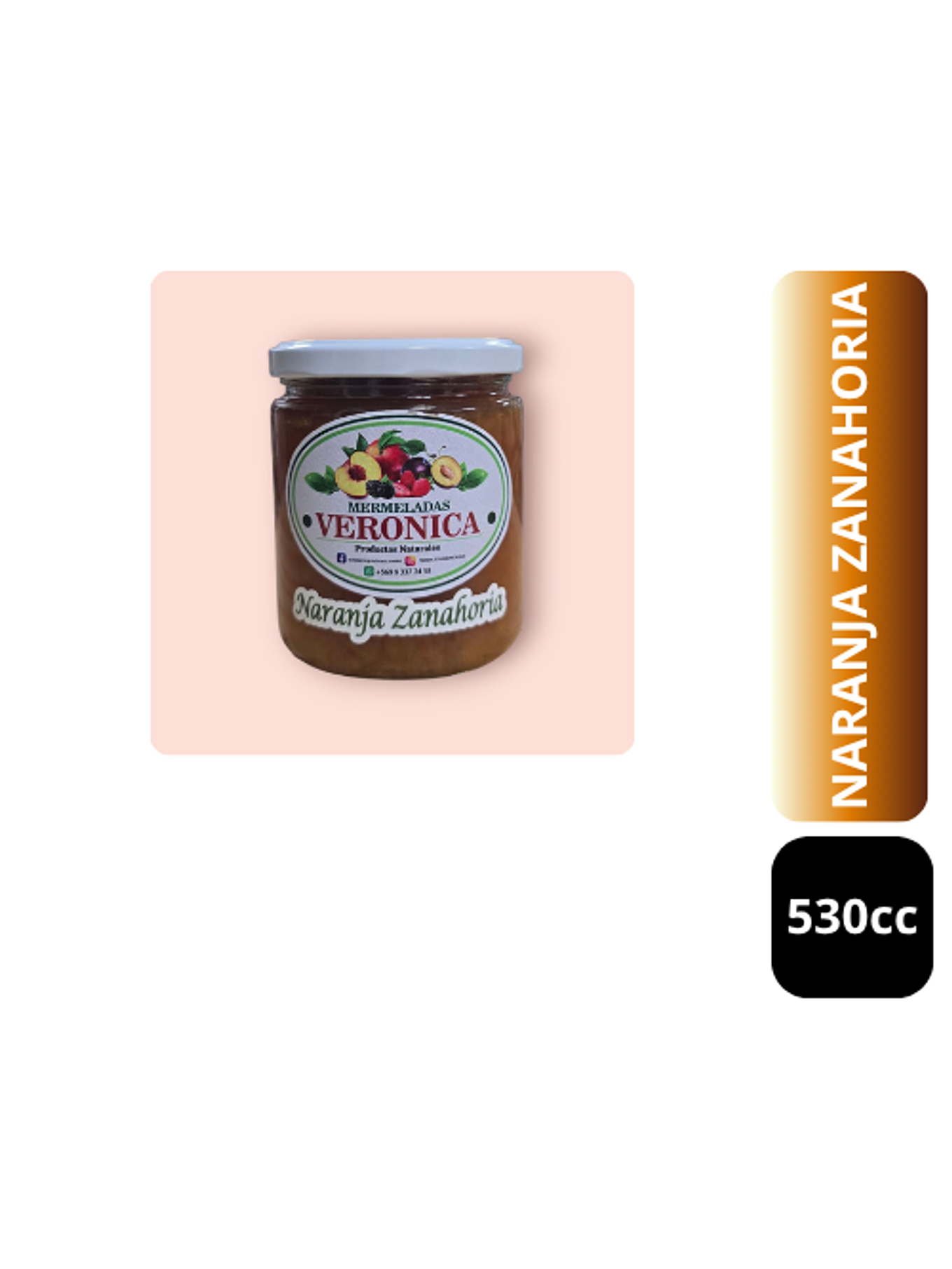 Mermelada de Naranja con Zanahoria  530cc 1