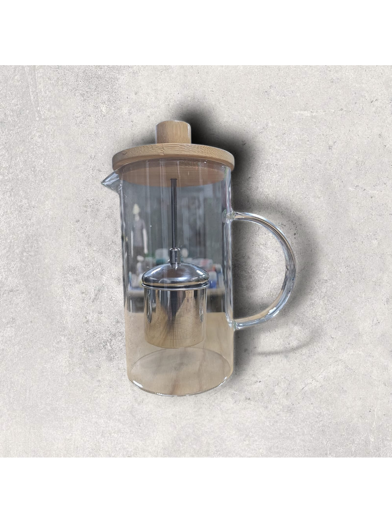 CAFETERA FRANCESA CON INFUSOR - VIDRIO 1