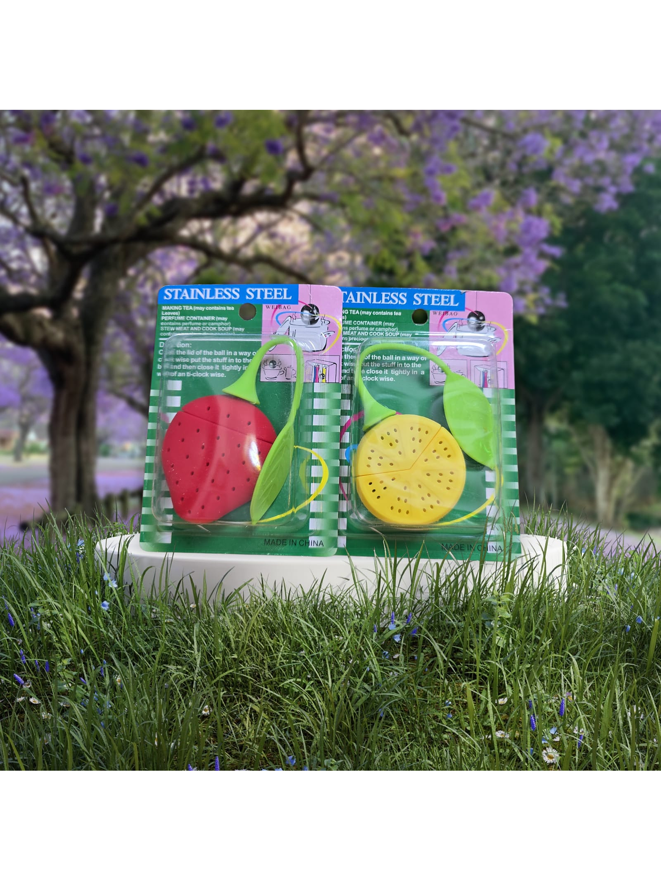 INFUSORES DE SILICONA FRUTILLA - LIMON 1